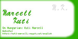 marcell kuti business card